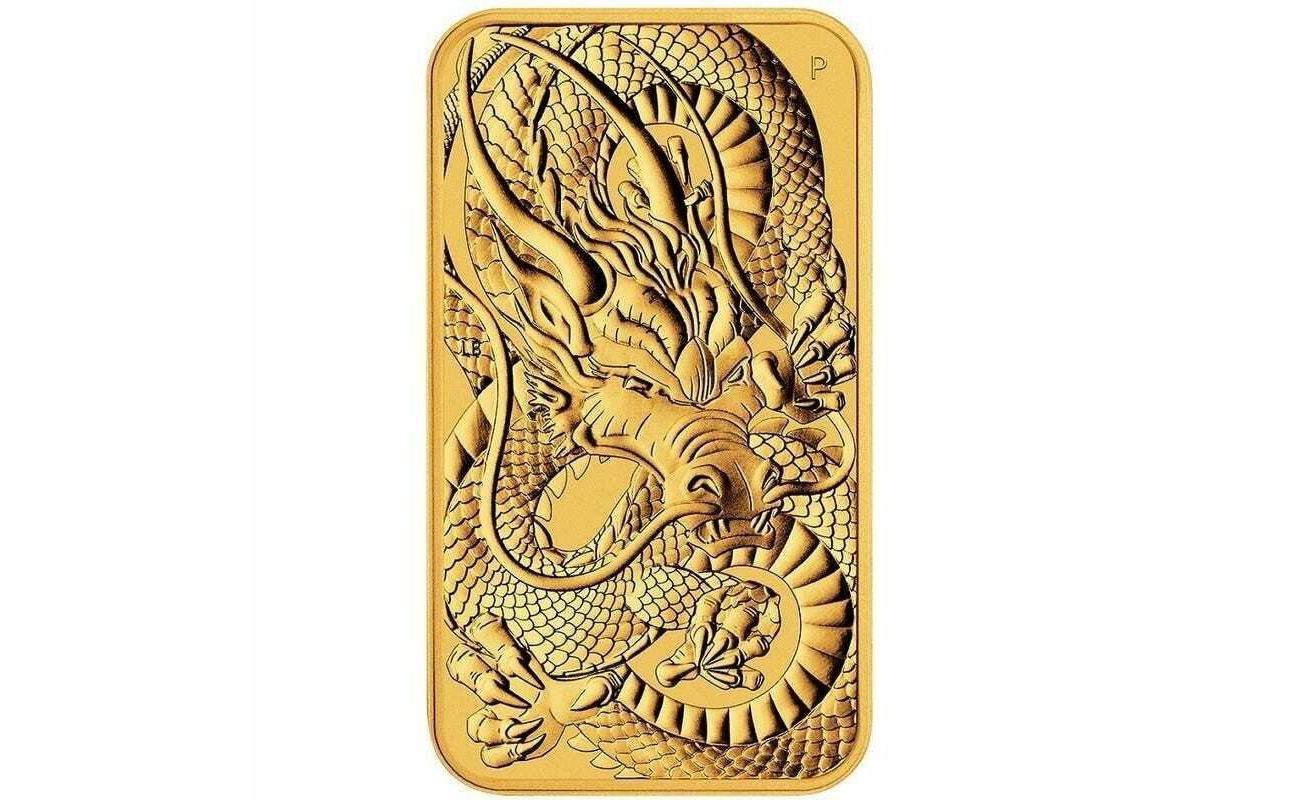 1 oz Dragon Rectangular Gold Coin (2021)