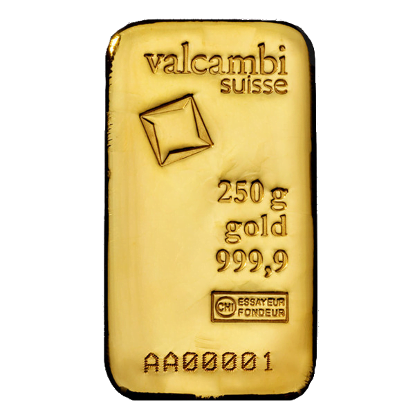 250g Gold Bar | Valcambi