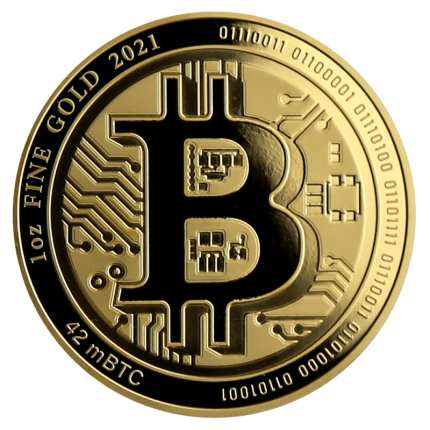 1 oz Gold Bitcoin (2021)