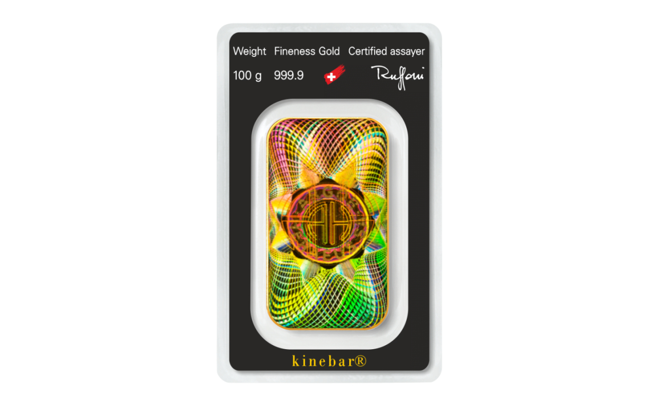 100g Gold Bar | Argor Heraeus | Kinebar