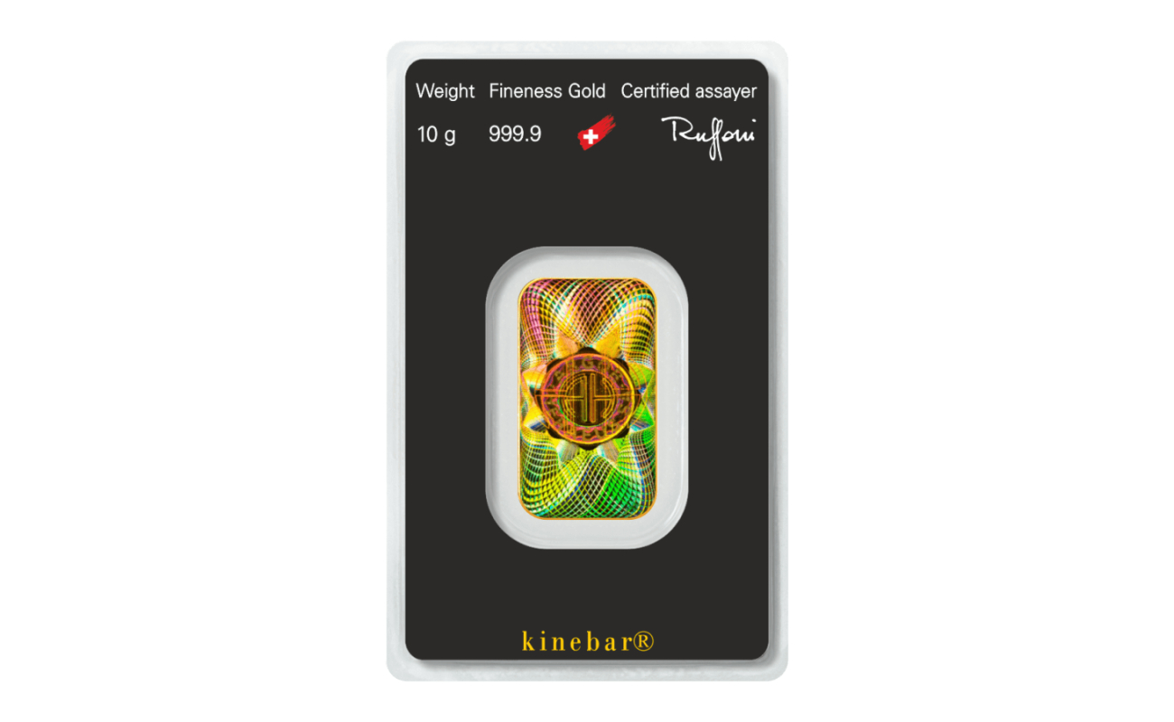 10g Gold Bar | Argor Heraeus | Kinebar