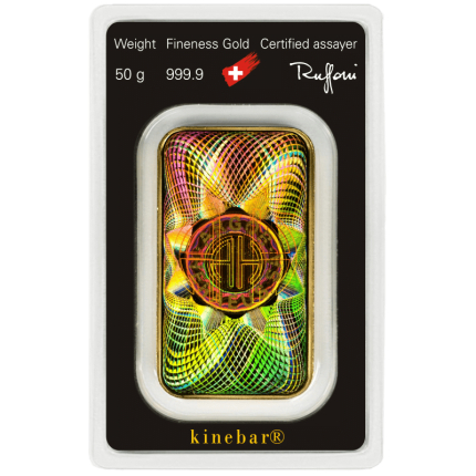50g Gold Bar | Argor Heraeus | Kinebar