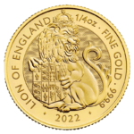 1/4 oz Tudor Beasts The Lion of England Gold Coin | 2022