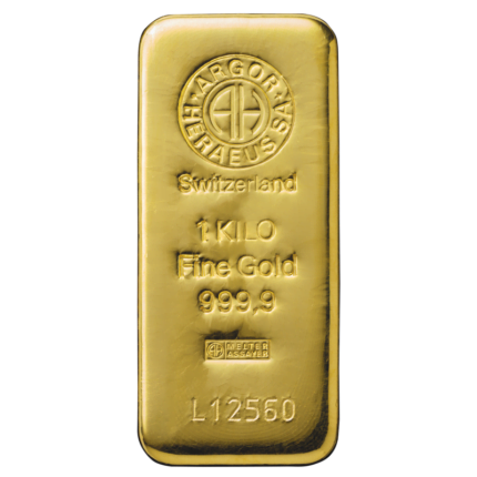 1kg Gold Bullion | Gold Bar | Argor Heraeus | 1000gr