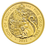 1 oz Tudor Beasts The Lion of England Gold Coin | 2022