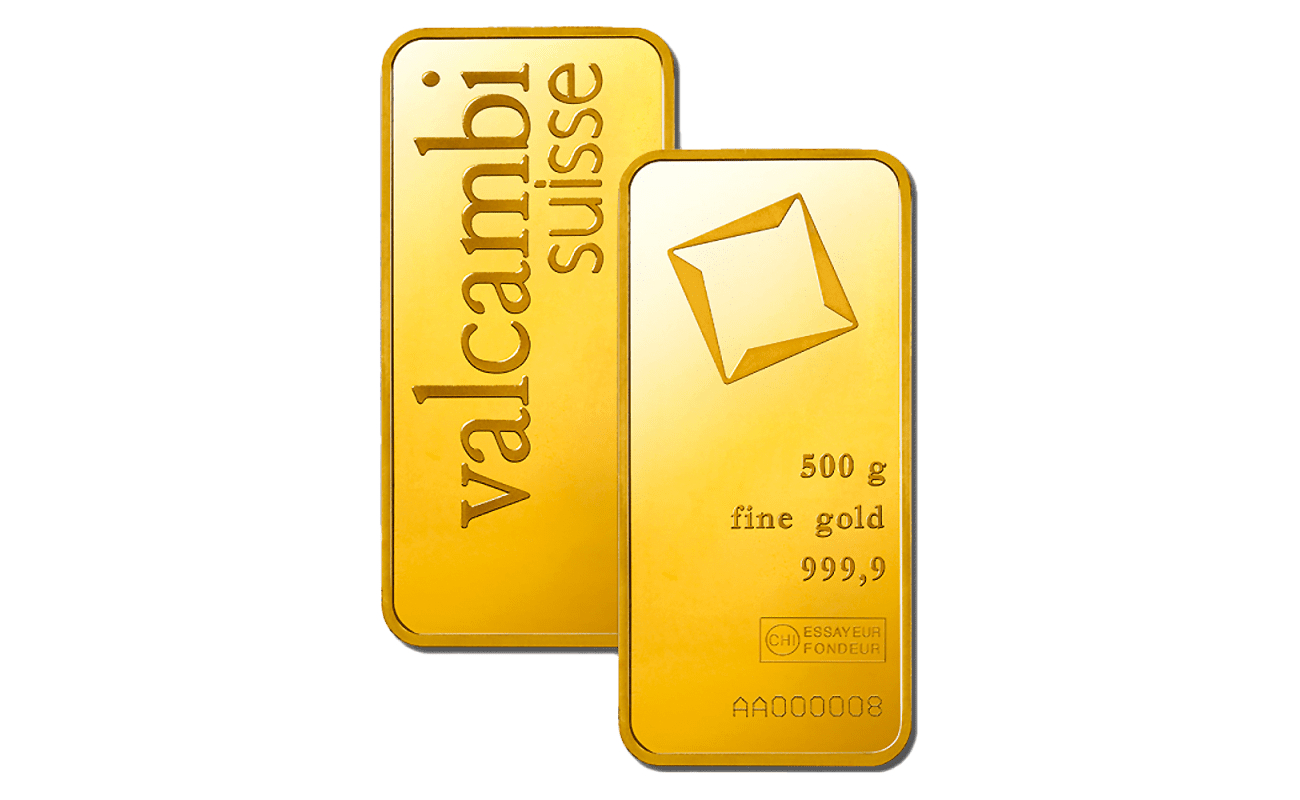 500g Gold Bar | Valcambi