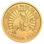 1/10 oz Majestic Polar Bear Gold Coin | 2022