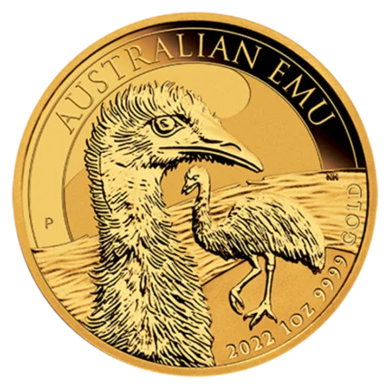 1 oz Perth Mint Emu Gold Coin | 2022