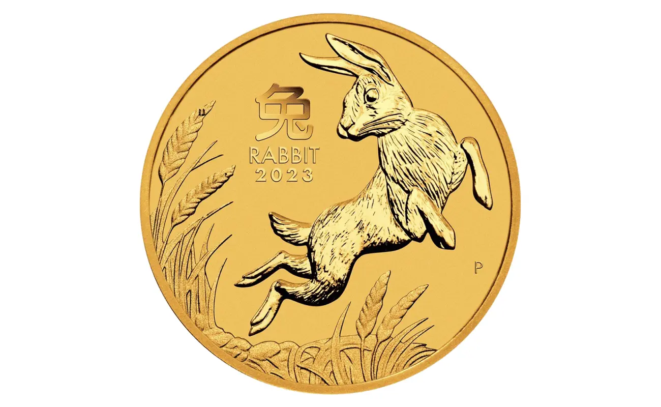 1/2 oz Lunar III Rabbit | Gold | 2023