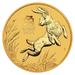 1/2 oz Lunar III Rabbit | Gold | 2023