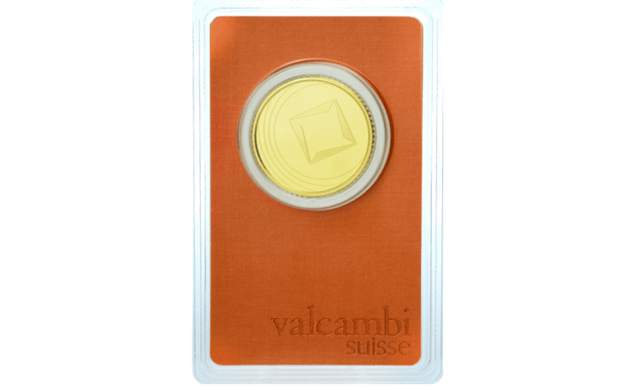 20g Gold Bar | Valcambi | Round Bar