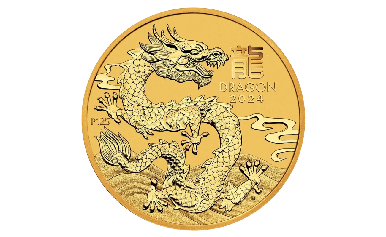 1/4 oz Lunar III Dragon | Gold | 2024