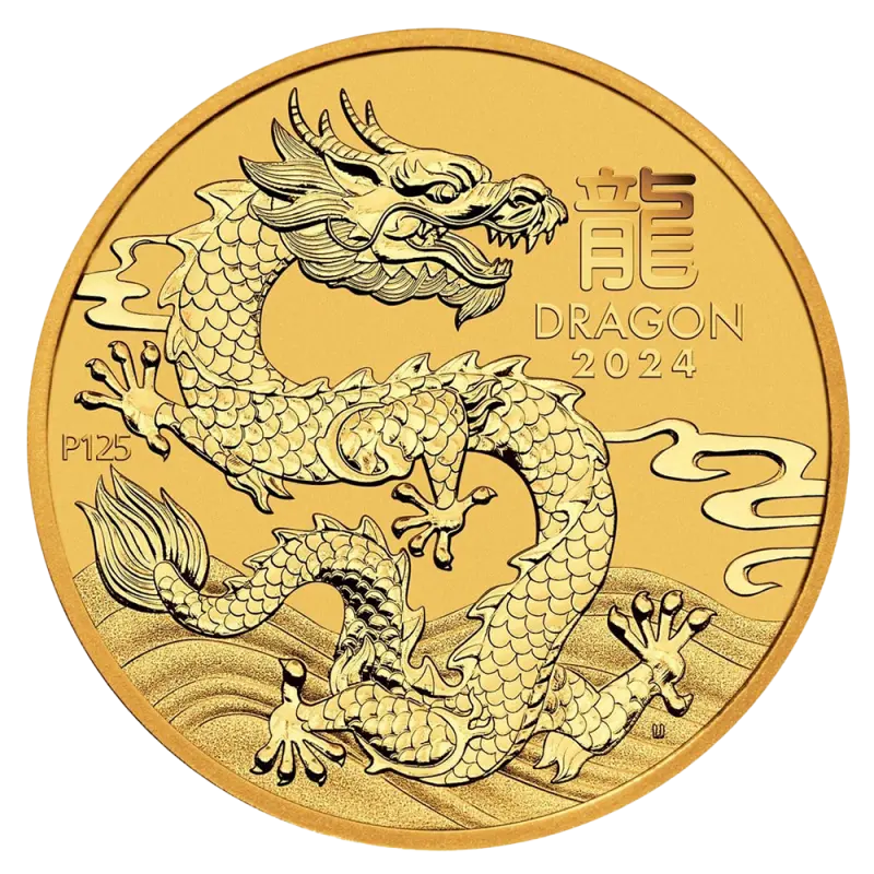 1/4 oz Lunar III Dragon | Gold | 2024