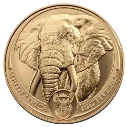 1 oz Big 5 Elephant Gold Coin | 2024