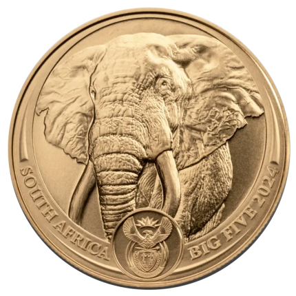 1 oz Big 5 Elephant Gold Coin | 2024
