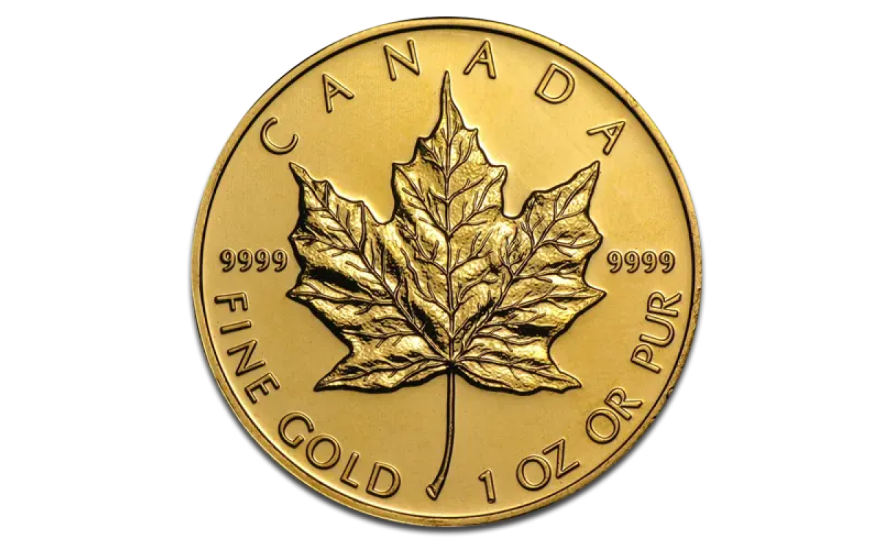 Maple Leaf, 1oz Gold, mixed years
