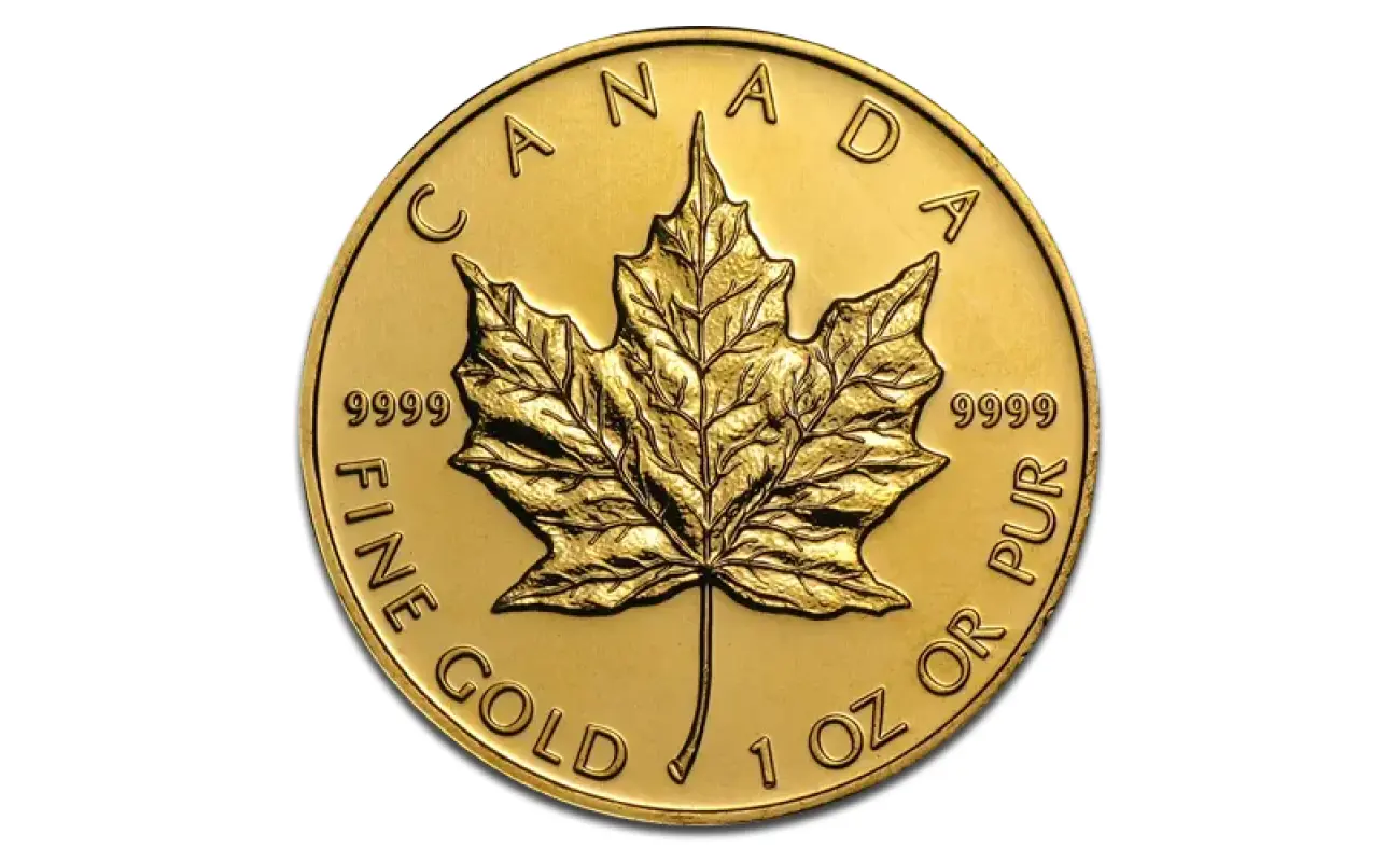 Maple Leaf, 1oz Gold, mixed years