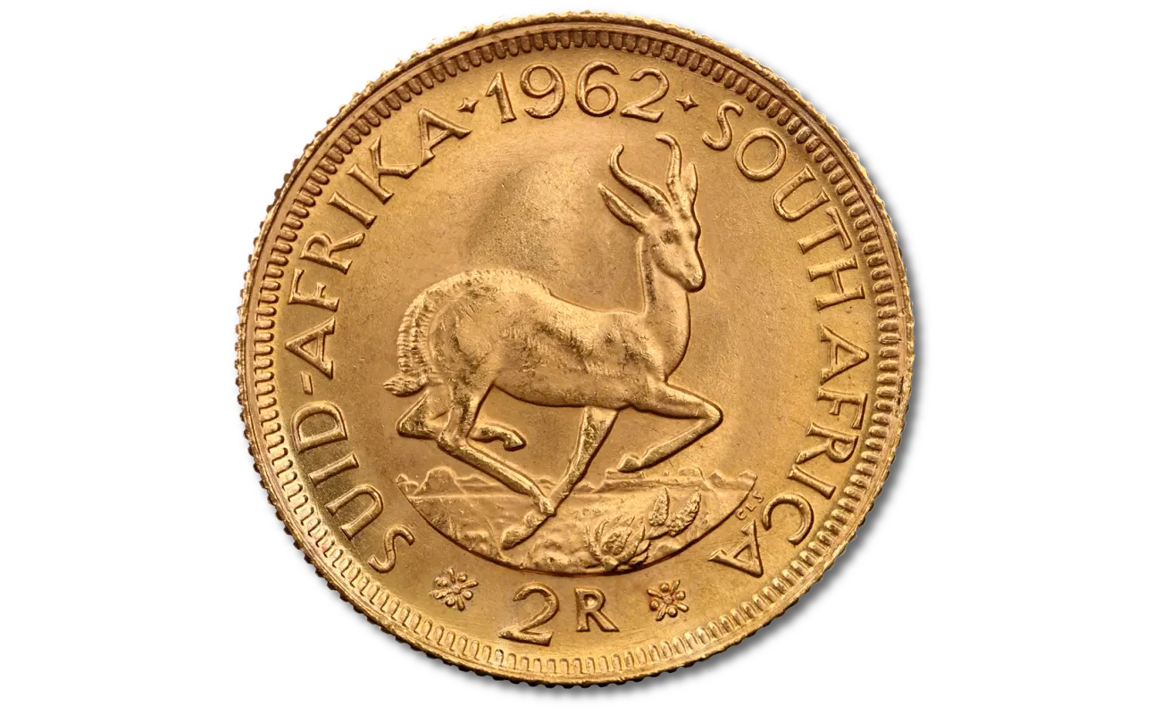 2 south african rand gold 1961 1983 2