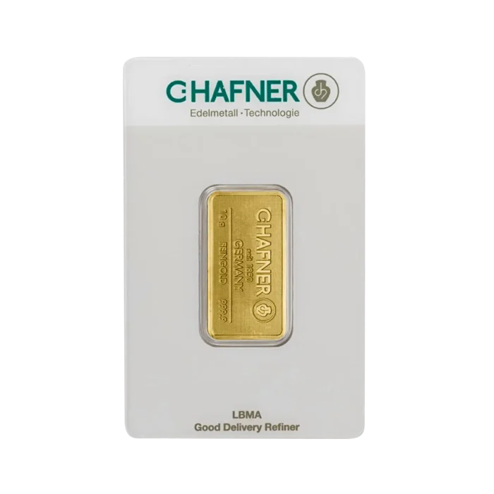 10g Gold Bar | C.Hafner