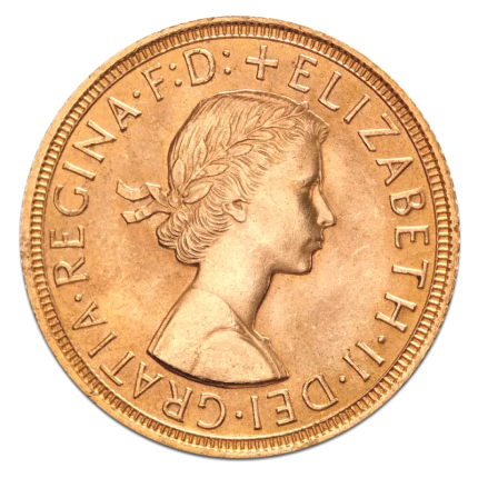 Full Sovereign Elizabeth, Gold, 1957- present
