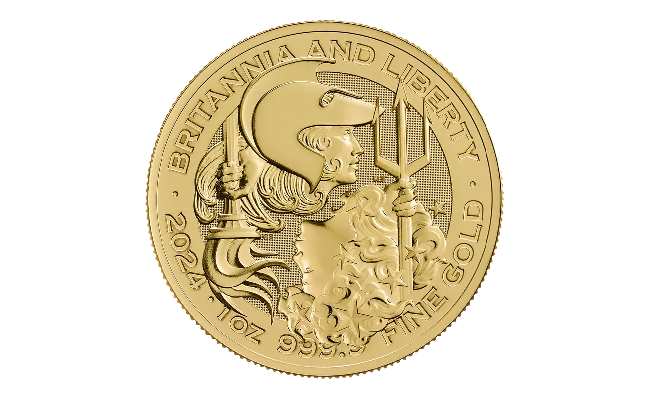 1 oz britannia and liberty gold coin 2024 1 1