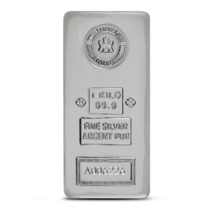 1 Kilo (RCM) Royal Canadian Mint Silver Bar