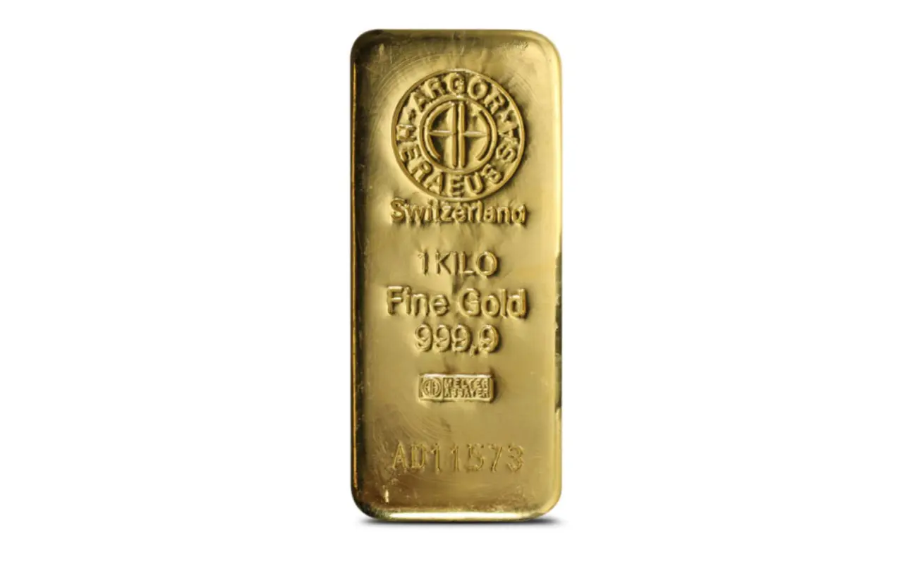 1 Kilo Argor Heraeus Gold Bar