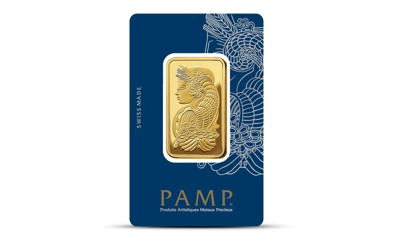1 oz PAMP Suisse Lady Fortuna Veriscan Gold Bar