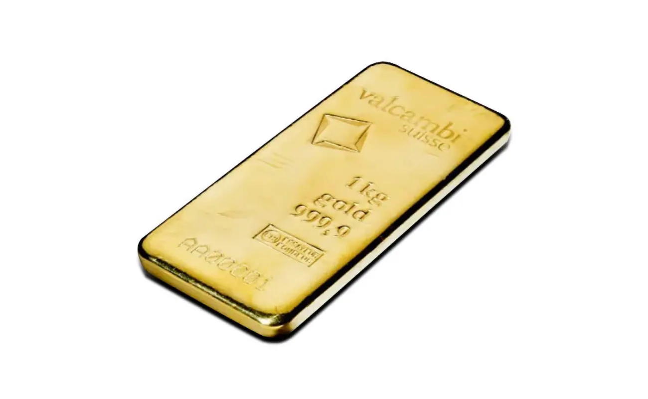 1 Kilo Valcambi Cast Gold Bar