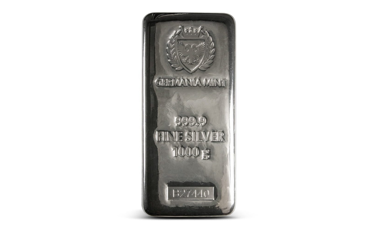 1 Kilo Germania Mint Cast Silver Bar
