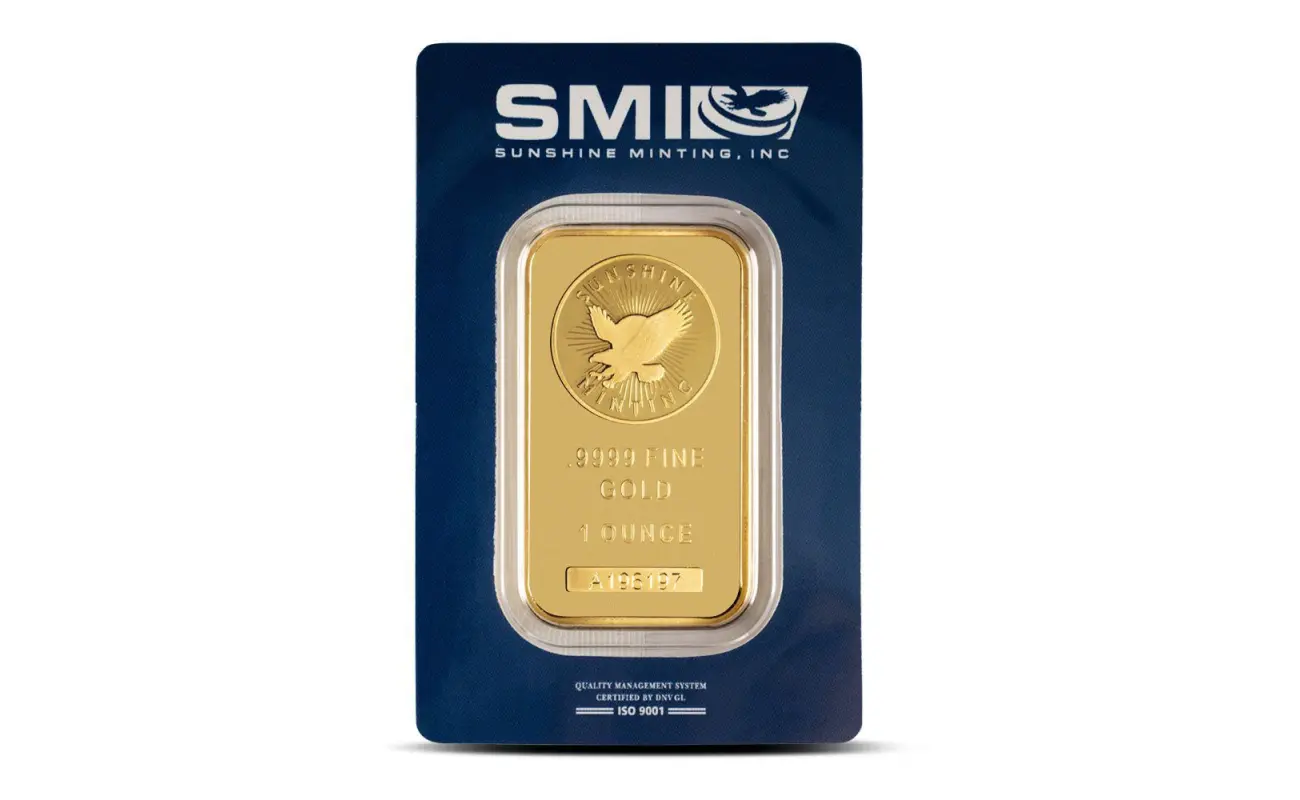 1 oz Sunshine Gold Bar