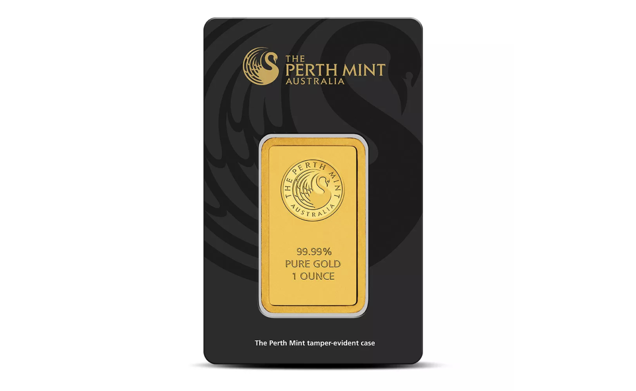 1 oz Perth Mint Gold Bar