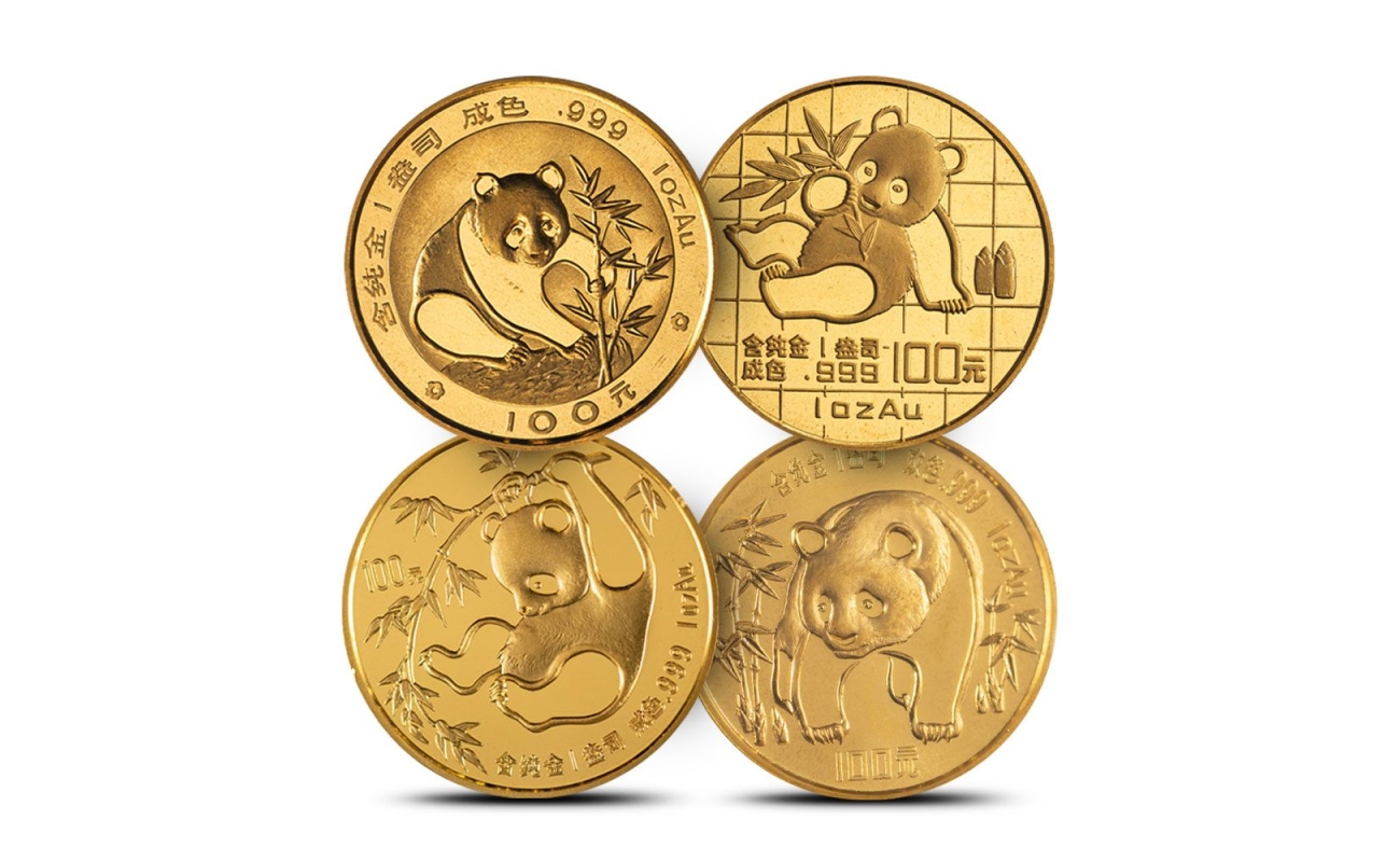 1 oz Chinese Gold Panda Coin (Random Year, Unsealed)