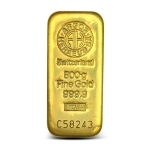 PID3050330 500 GRAM ARGOR HERAEUS CAST GOLD BAR NEW W ASSAY