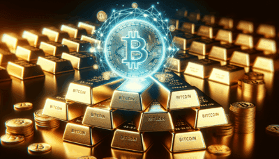 Bitcoin volatility hedge gold