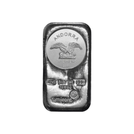 Andorra Eagle 1 kilogram silver coin bars