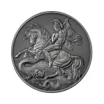 1 kilo silver coin George and the Dragon proof