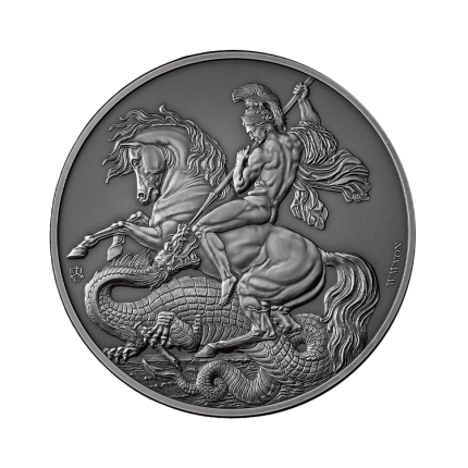 1 kilo silver coin George and the Dragon proof