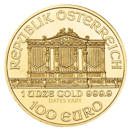 1 oz Gold Philharmonic Coin