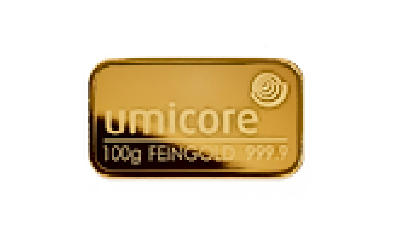 Umicore 100g Gold Bar