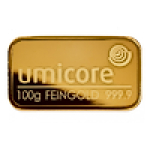 Umicore 100g Gold Bar
