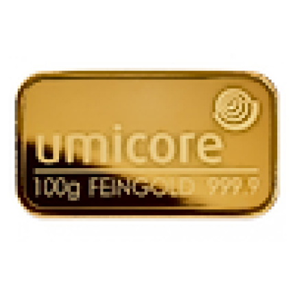 Umicore 100g Gold Bar