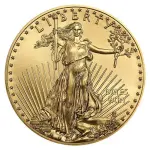 1/2 oz $25 Gold American Eagle Coin (Date Varies)