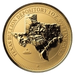 2025 1oz Gold Texas Bullion Coin