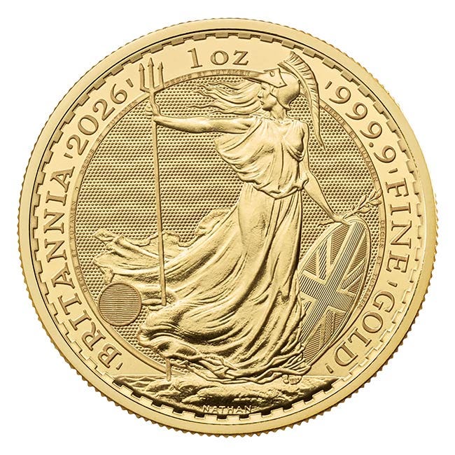 2026-1oz-gold-britannia-coin 2026 1oz Gold Britannia Coin - Image 1