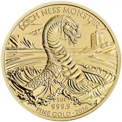 2026 uk the legend of the loch ness monster 1oz gold coin