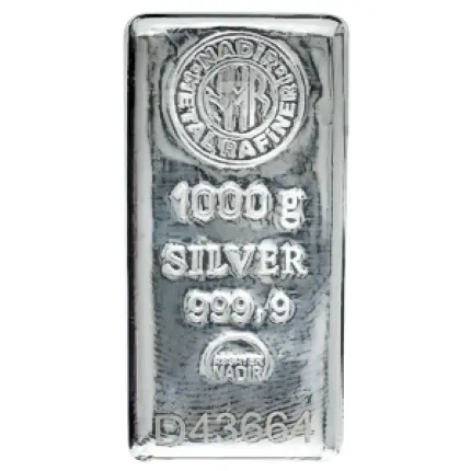 Nadir 1kg Silver Bar