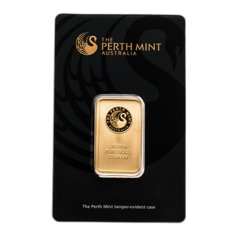 20g-perth-mint-gold-bar 20g Perth Mint Gold Bar - Image 1