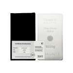 1 kilo silver coin bar Stonex with slight damage - Image 4