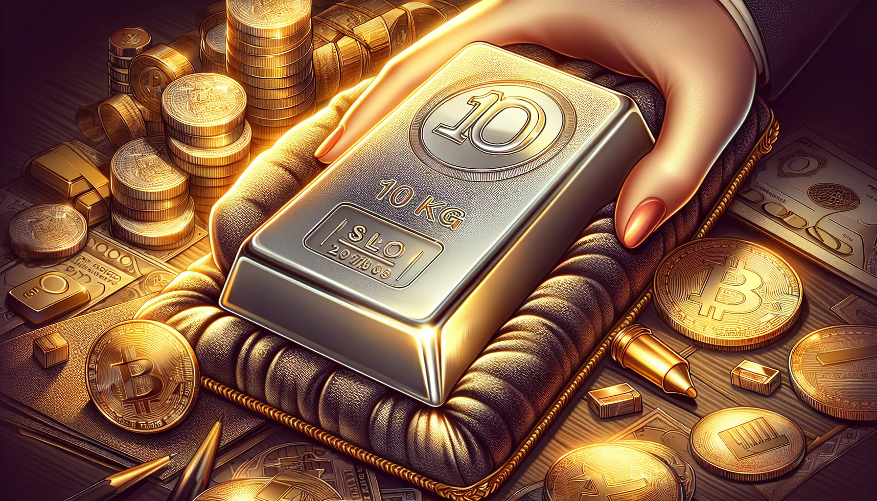 Bitgolder 10 kg silver bar